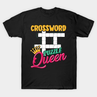 Crossword Puzzle Queen Gift T-Shirt